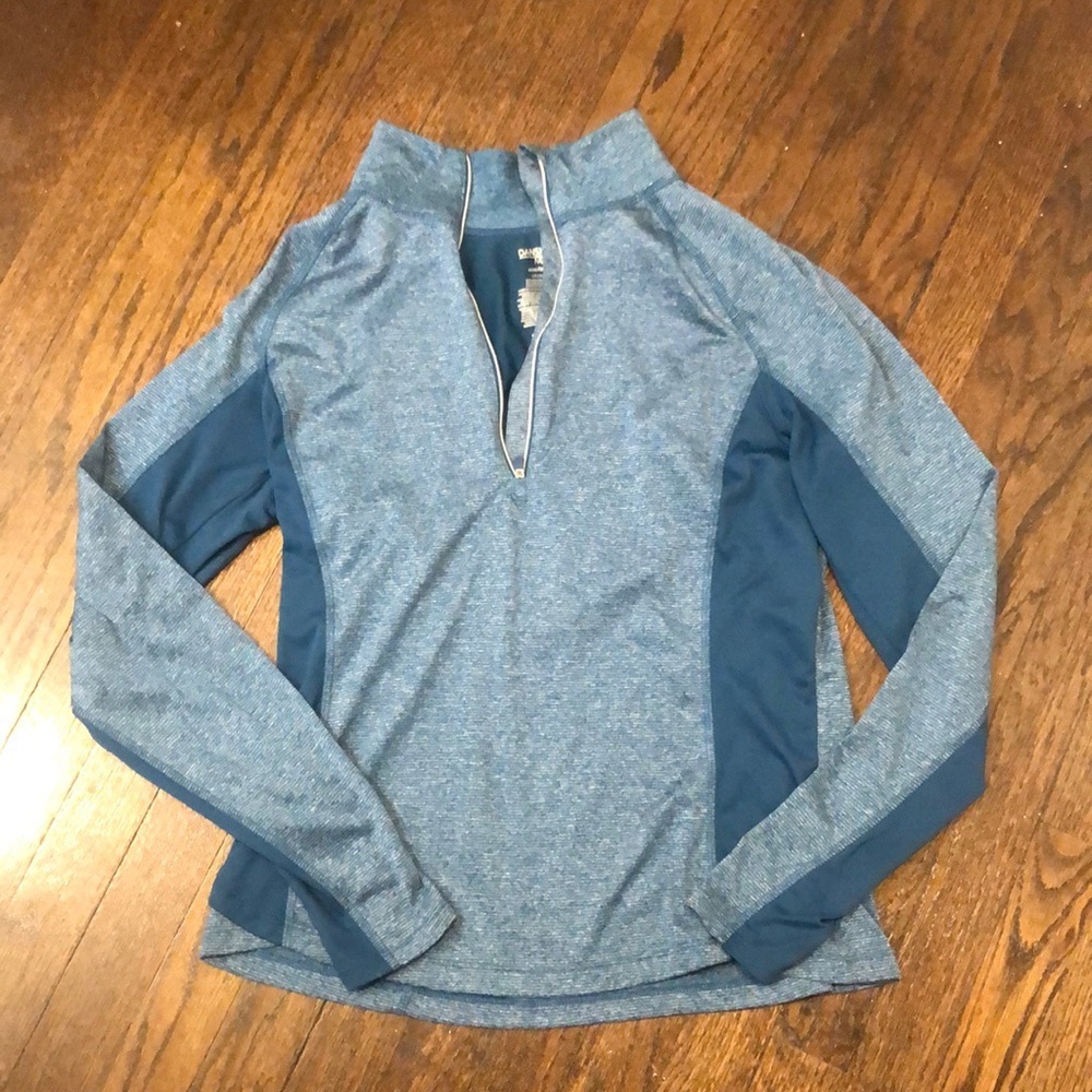 Danskin Semi-Fitted Long-Sleeve Zip-Up